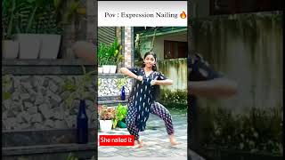 Expression nailed it  Indian classical dance  shorts [upl. by Lynelle100]