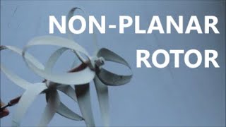 FIRST EVER Nonplanar hydrokinetic two toroidal prop stages rotor RIFLOWATT  PATENT PENDING [upl. by Auqkinahs]