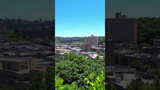 Panoramic View of Inwood Manhattan from the MET Cloisters 62024 [upl. by Nomyaw]