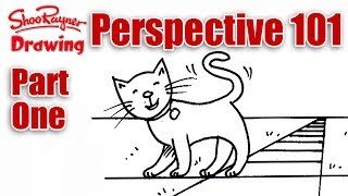 One Point Perspective  Perspective 101 part 1 with Shoo Rayner [upl. by Neitsabes]