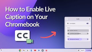 How to Enable Live Caption on Your Chromebook [upl. by Akinahs]