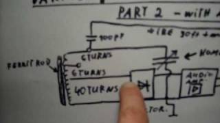 Variable Capacitor homemade Part 2 with AM Detector [upl. by Egiap105]