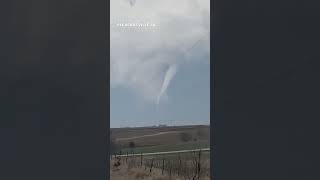 Mesmerizing RopeLike Tornado near Pleasantville Iowa [upl. by Sibeal]