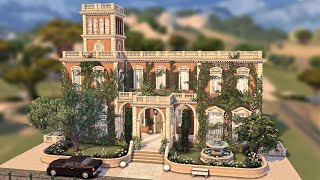 ITALIAN VILLA  Sims 4 Speed Build Stop Motion [upl. by Akemal941]