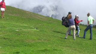 Tandem Paragleiter Start in WerfenwengSalzburg [upl. by Entruoc]