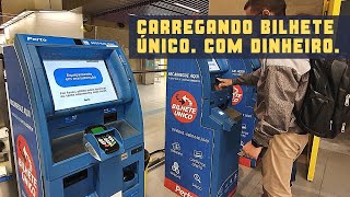 Como recarregar bilhete único com dinheiro 💰 [upl. by Sturges818]