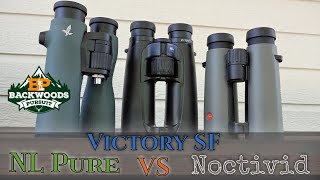 Best Binoculars For Hunting  Swarovski NL Pure vs Zeiss Victory SF vs Leica Noctivid [upl. by Esserac]