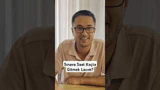 YKSye Saat Kaçta Gitmek Gerekiyor tyt ayt yks tıpfakültesi [upl. by Reuven349]