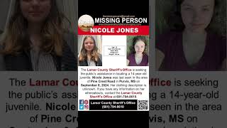 17 YEAR OLD NICOLE JONES IS MISSING FROM PURVIS MISSISSIPPI HELP BRING HER HOME SAFE [upl. by Morgen]