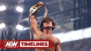 The RISE of the ColdHearted Handsome Devil amp FTW Champion HOOK  AEW Timelines [upl. by Grani]