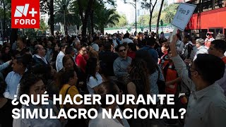 Simulacro Nacional 2024 ¿Qué hacer durante la activación de la alerta  A las Tres [upl. by Norvall]