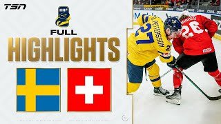 Sweden vs Switzerland FULL HIGHLIGHTS  2024 World Junior Championship quarterfinal [upl. by Jona]