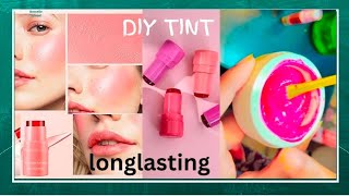 DIY TINT  MILK TINT  LIQUID BLUSH mariyahsajidvlogs [upl. by Eenimod647]