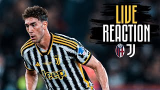 🔴 WATCH NOW BOLOGNA vs JUVENTUS  LIVE REACTION 💪⚪⚫ [upl. by Iralam123]