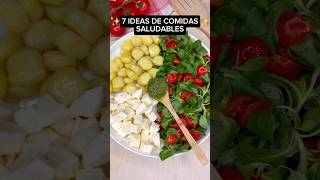 7 IDEAS de COMIDAS SALUDABLES shorts recetas [upl. by Congdon389]