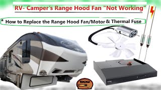 How to Fix a Camper Range Hood Fan – Quick amp Easy DIY Repair [upl. by Gladis581]