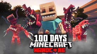 I Survived 100 Days in an Evolved Parasite Outbreak in Hardcore Minecraft [upl. by Noslrac578]