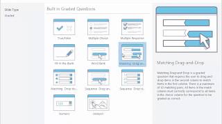 مهارة 24 شرح 3 Articulate Storyline اضافة سؤال سحب وافلات dragDrop [upl. by Kcirtapnhoj530]