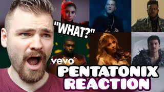 First Time Hearing PENTATONIX quotOver The Riverquot ft Lindsey Stirling  Official Video  REACTION [upl. by Nnylkoorb]