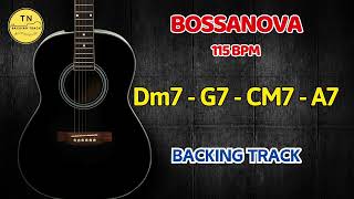 Bossanova BACKING TRACK C Major 2516  TN Backing Track [upl. by Pazice]