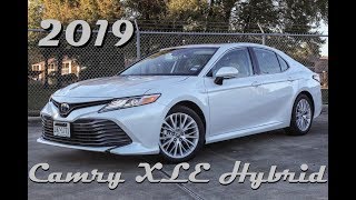 2019 Toyota Camry XLE Hybrid Review amp Drive  The MidSize Kings Got A Green Thumb [upl. by Yenaffit]