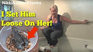 REAL SCORPION PRANK  Top Boyfriend and Girlfriend Pranks [upl. by Nylloc877]