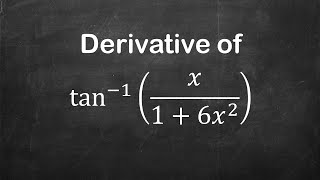 How to find derivative of arctanx1  6x  2  Derivative of Trigonometric Functions [upl. by Yenettirb]