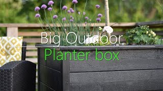 DIY big outdoor planter box [upl. by Buford]