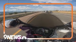 Arrest warrant issued for motorcyclist who traveled from Colorado Springs to Denver in 20 minutes [upl. by Assek803]