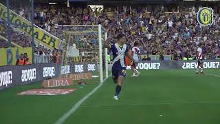 Cámara exclusiva del gol de Luca Martínez Dupuy en la victoria de Rosario Central contra River [upl. by Gannon]