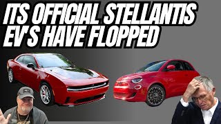 It’s Official Stellantis EV’s Have Flopped Fiat 500e And Dodge Charger Daytona EV’s Just Won’t Sell [upl. by Hagar]