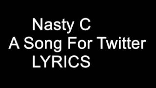 Nasty C  A Song For Twitter Lyrics [upl. by Yrekaz]