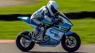 Kids aged 8 racing motorcycles Cool FAB British Minibikes Champ 2017 Rd 1 Part 3 [upl. by Onairda593]