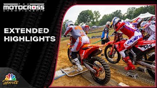 Pro Motocross 2024 EXTENDED HIGHLIGHTS Round 10 Budds Creek  81724  Motorsports on NBC [upl. by Coit801]