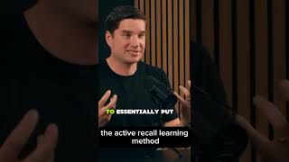 The active recall learning method 🧠🤖 learning podcast reels [upl. by Scholz]