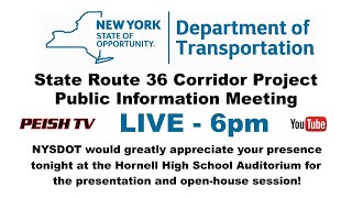 NYSDOT State Route 36 Corridor Project Update [upl. by Osugi]