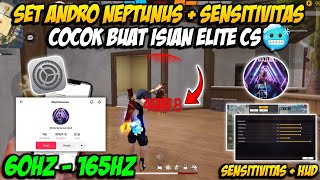 SET ANDRO NEPTUNUS 60HZ 👽🔥 SENSITIVITAS FF AUTO HEADSHOT 2024 SETELAH UPDATE  WORK SEMUA HP [upl. by Feenah121]