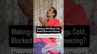 Stop Morning Cold amp Allergy Today Do this nasalcongestion yoga cleansing health diy healing [upl. by Johan]