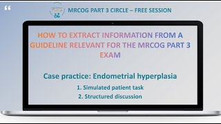 MRCOG Part 3 How to extract relevant information from the guideline for the MRCOG Part 3 exam [upl. by Nikaniki]