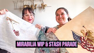 Mirabilia Wip amp Stash Parade for Nora November Prep Flosstube Extra [upl. by Westerfield449]