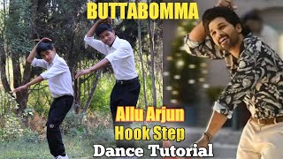 ButtaBomma Hook Step Tutorial  Allu Arjun  AlaVaikunthapurramuloo  Step by Step  ASquare Crew [upl. by Wedurn]