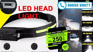 LED Head Light  Brand New amp Bright LED No Worries for Light Out 9965599971 ledheadlight [upl. by Gloria]