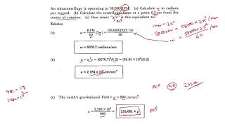 Centrifugation Problem  Biochemical Calculation Part 3 GATE Biotechnology  CSIR  DBT  JAM [upl. by Lemmor599]