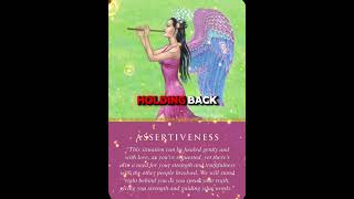 Todays Angel Oracle Card Assertiveness [upl. by Xena]