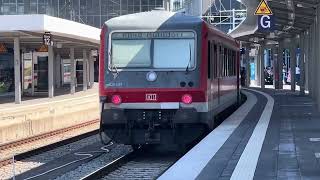 RB 66 nach Kochel RB 41 nach SimbachInn RB und 2x ICE kann ich nicht zuordnen am Münchner Hbf [upl. by Aggri]