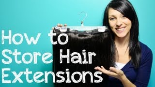 How to Store Clip In Hair Extensions  Instant Beauty ♡ [upl. by Lars]