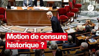 La seule fois où une motion de censure a été adoptée par lAssemblée nationale cest pas Barnier [upl. by Nnylyar272]