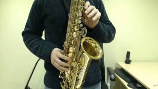 How to play The Fairytale of New York on Saxophone Saxophone Lesson PS103 [upl. by Keelia221]