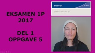 FORHOLD MATEMATIKK 1P Eksempel fra eksamensoppgave [upl. by Llertnod]