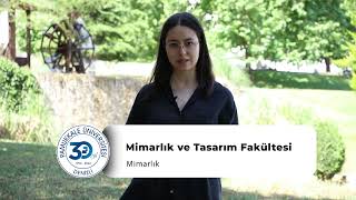 Mimarlık ve Tasarım FakültesiMimarlık [upl. by Beesley]